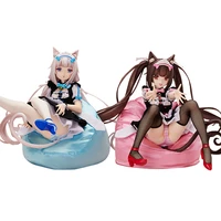 native binding nekopara chocola vanilla pvc action figure toy real clothes 14 scale anime figure collectible doll toy