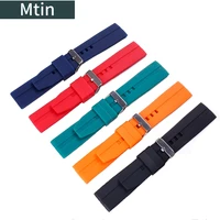 pin buckle 22mm silicone strap mens watch accessories for huawei gt2 smart rubber watch strap watch watchbands tools