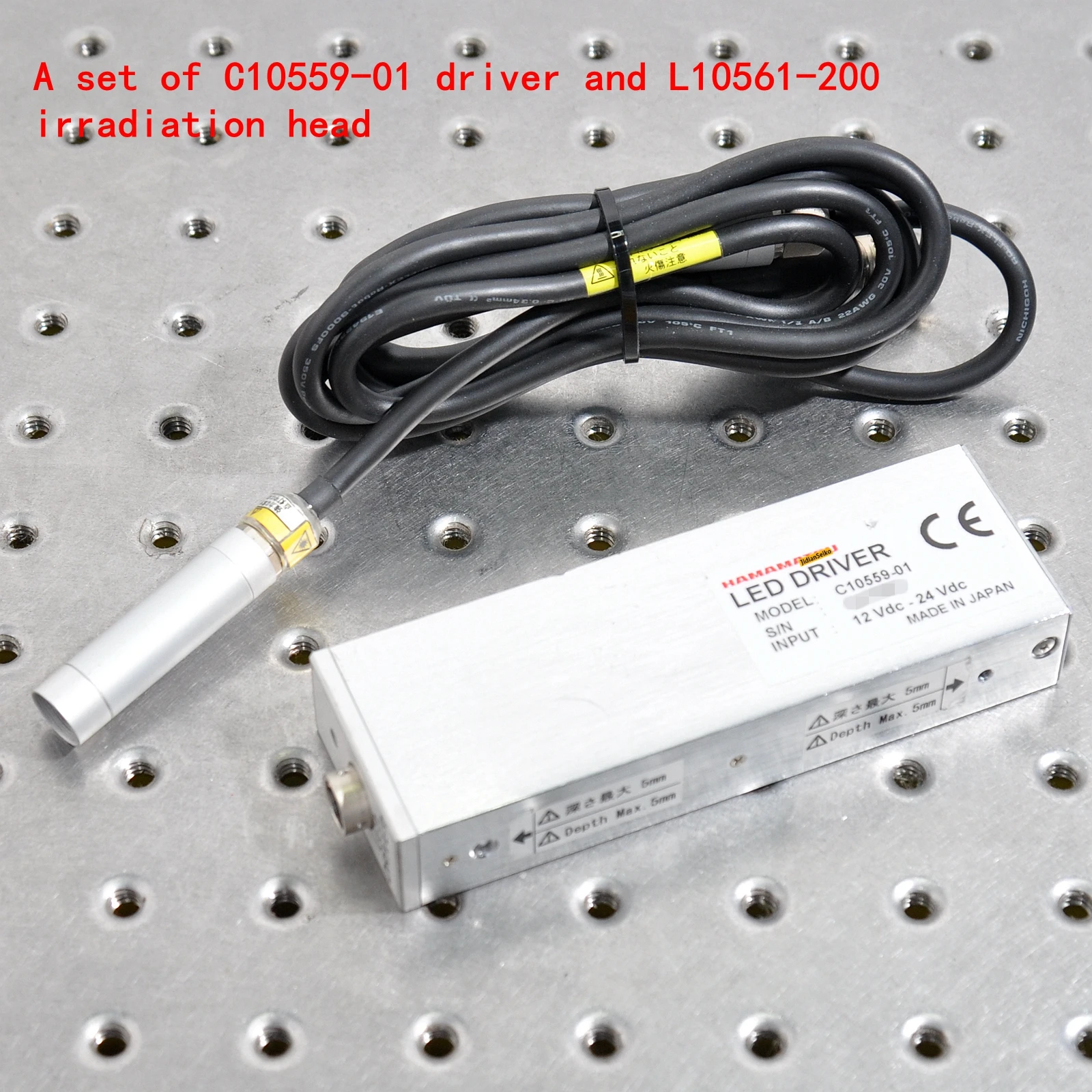 

C10559-01 UV lamp driver with irradiation head L10561-200 L10906-410