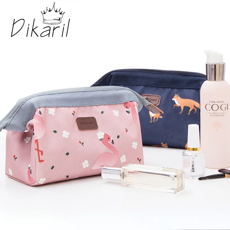 

Косметичка Dikaril женская, водонепроницаемый чехол для косметики, дорожная сумка-Органайзер