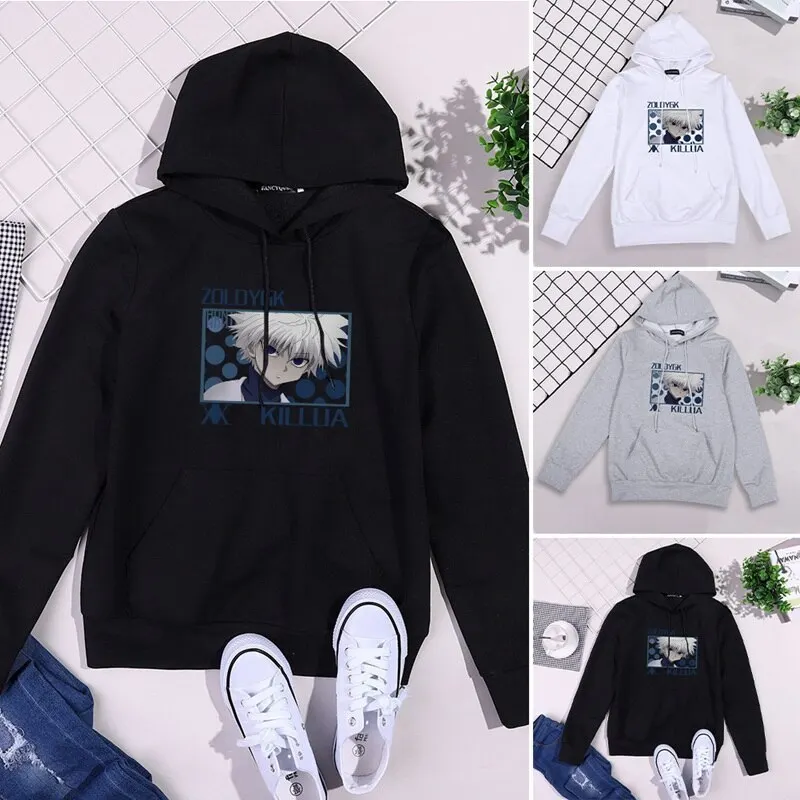 

2020 New Hot style Fashionable and comfortable Hunter x Hunter men's and women's sweater loose casual