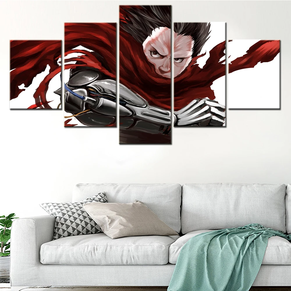 

Canvas Painting 5 Piece Japan Anime Figure Tetsuo Island Wall Art Picture Modern Poster Living Room Decoration Free Shippiing