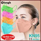 Elough Mascarillas ffp2, лица, сертифицированная fpp2 маска Cubrebocas KN95 FFP2, Черная защитная многоразовая маска для лица