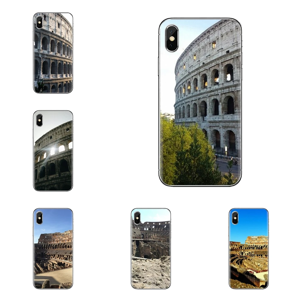 Mobile Phone Cover For LG Spirit Motorola Moto X4 E4 E5 G5 G5S G6 Z Z2 Z3 G2 G3 C Play Plus Mini The Famous colosseum Rome Italy |