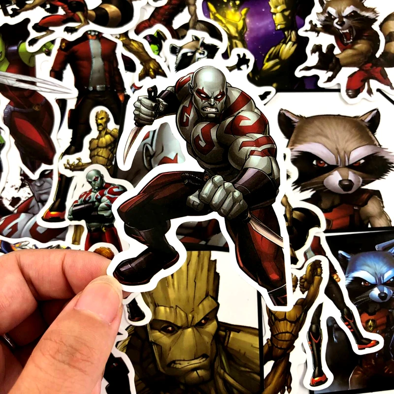 24 шт./лот стражи Галактики Граффити наклейки Marvel для багажа ноутбука холодильник ноутбук игрушка для скейтборда автомобиля