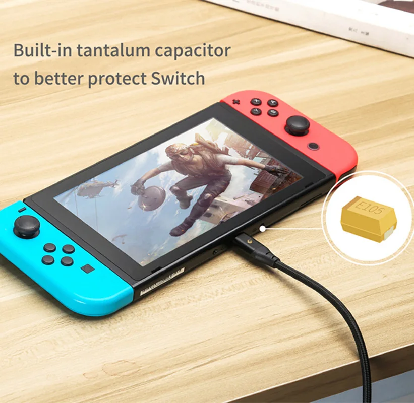 Зарядный светильник-кабель Gulikit для Nintendo Switch 0 2 м и | Электроника