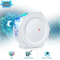 star sky projector night light projection 6 colors ocean waving lights 360 degree rotation night lighting lamp for kids gift