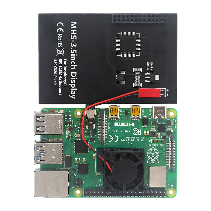 Raspberry Pi 4 Touch Screen 3.5 inch TFT LCD 50 FPS SPI Display Compatible with 3 Model B 3B Plus 2B 3B+ | Компьютеры и офис
