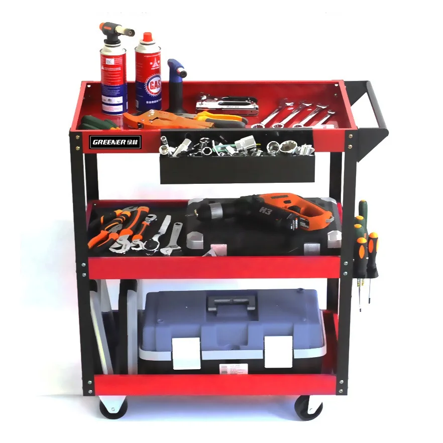 Mechanical Workshop ToolsCart  Tool Trolley With Wheels Toolbox Cabinet Organizer Holder Garage Workbench  Racks  Accessories