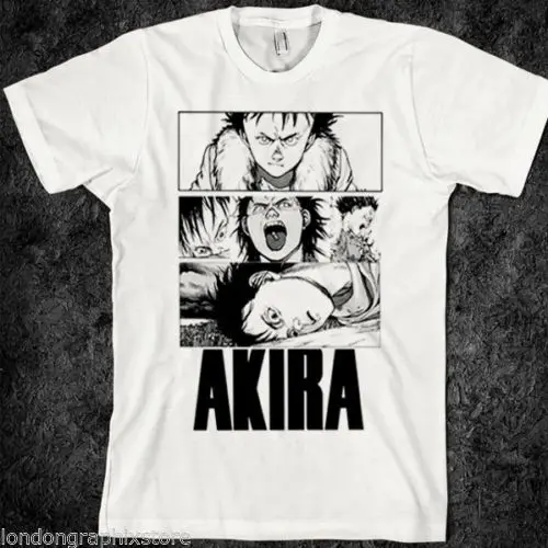 

Akira, T-Shirt, Videogame, Anime, Sz S-5XL Top tee Cotton bowling shirts for men
