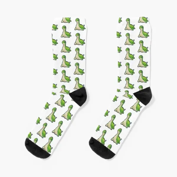 

Nessie Crew Socks Breathable Cartoon Sports Cute Mens Autumn Unisex Black Short Funny Comfortable Women Ladies Pattern Cotton
