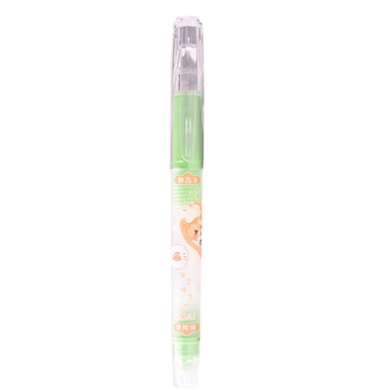 Mint Green Snowhite стираемая перьевая ручка копировальная ручка 1 шт. 51082 прямая жидкость сменный чернильный пакет Ручка Двойная ручка - Цвет: Mint Green
