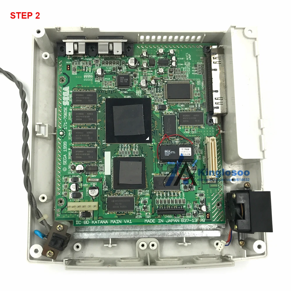 Оригинальная игровая консоль VA0 VA1 120G с внутренним жестким диском, материнская плата для sega Dreamcast DC w/120 шт. игр