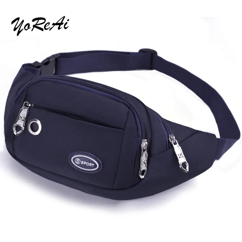 Нейлоновая Женская водонепроницаемая поясная сумка новинка 2021 Мужская