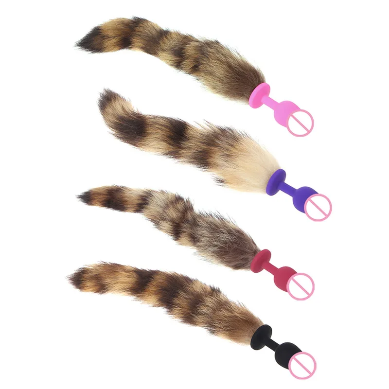 Секс игрушка новая забавная любовь искусственный Лисий хвост Анальная пробка