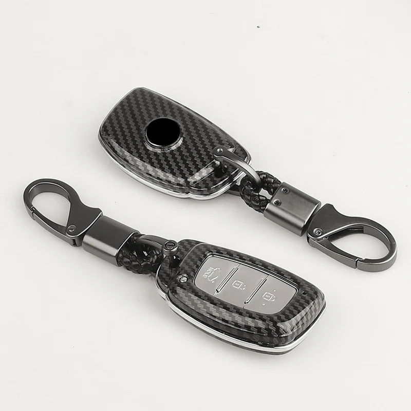 

Car Key Case For Hyundai IX30 IX35 IX20 Tucson Elantra Verna Sonata Smart Remote Cover Keychain Protect Bag Accessories