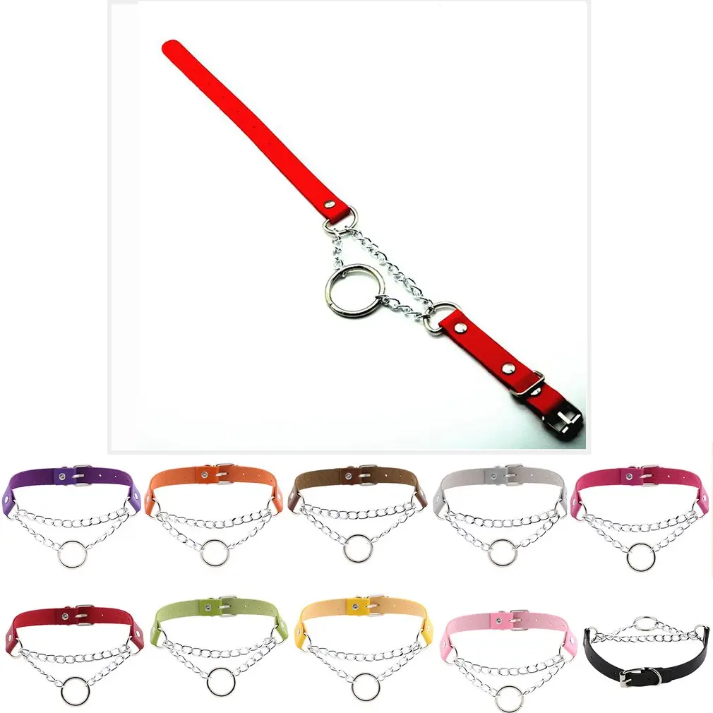 Новинка 2019 женское и мужское панк ожерелье-чокер на цепочке ручной работы