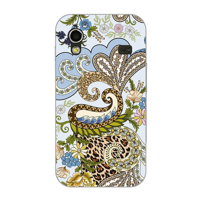 M090 Модные, мягкие, силиконовые чехлы для samsung Galaxy Ace S5830i GT S5830 GT-S5830i чехол с принтом задняя крышка мультяшная Роза узорная оболочка - Цвет: M090