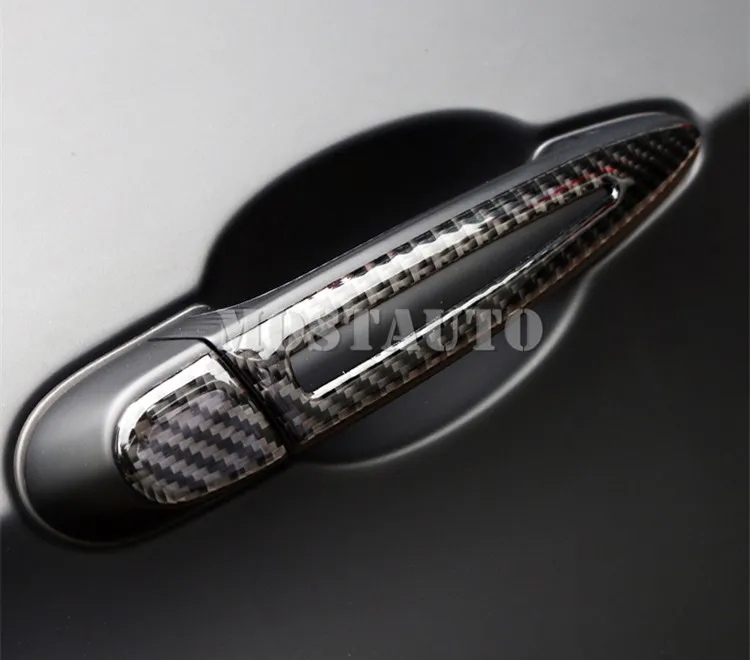 Накладка на дверную ручку автомобиля из углеродного волокна для BMW X1 E84 2010 2015 8 шт.