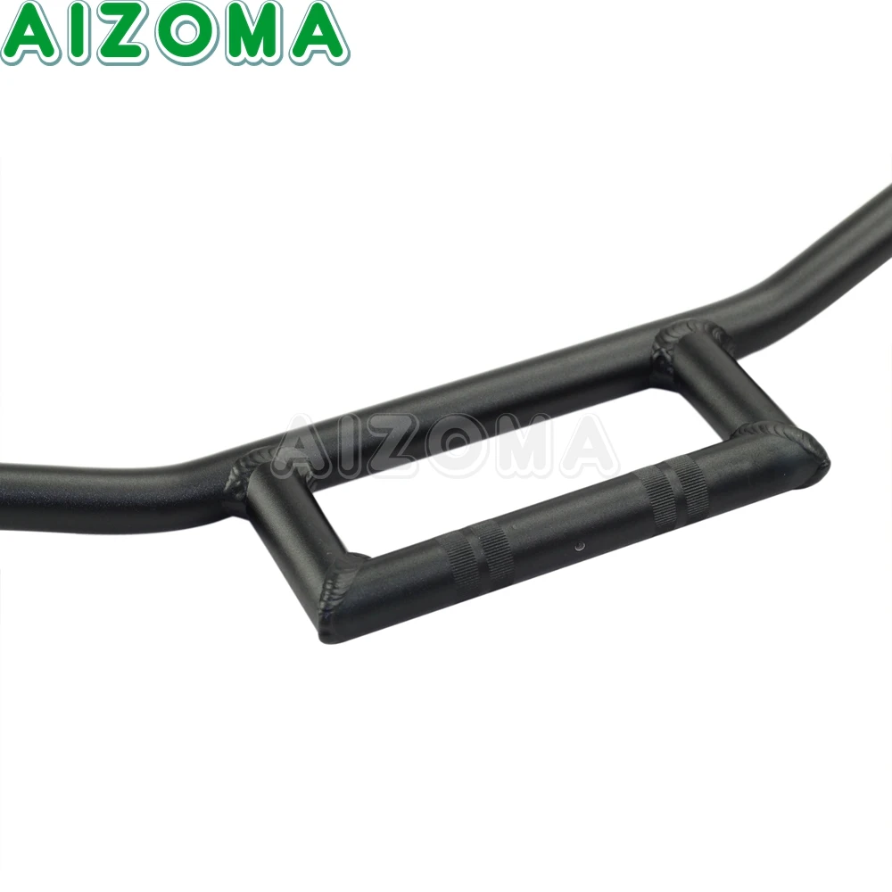 7/8'' Motorcycle Box Window Attack Style Handlebars For Harley Sportster XL 883 Iron XL1200 Honda Suzuki Bobber 22mm Handle Bar |