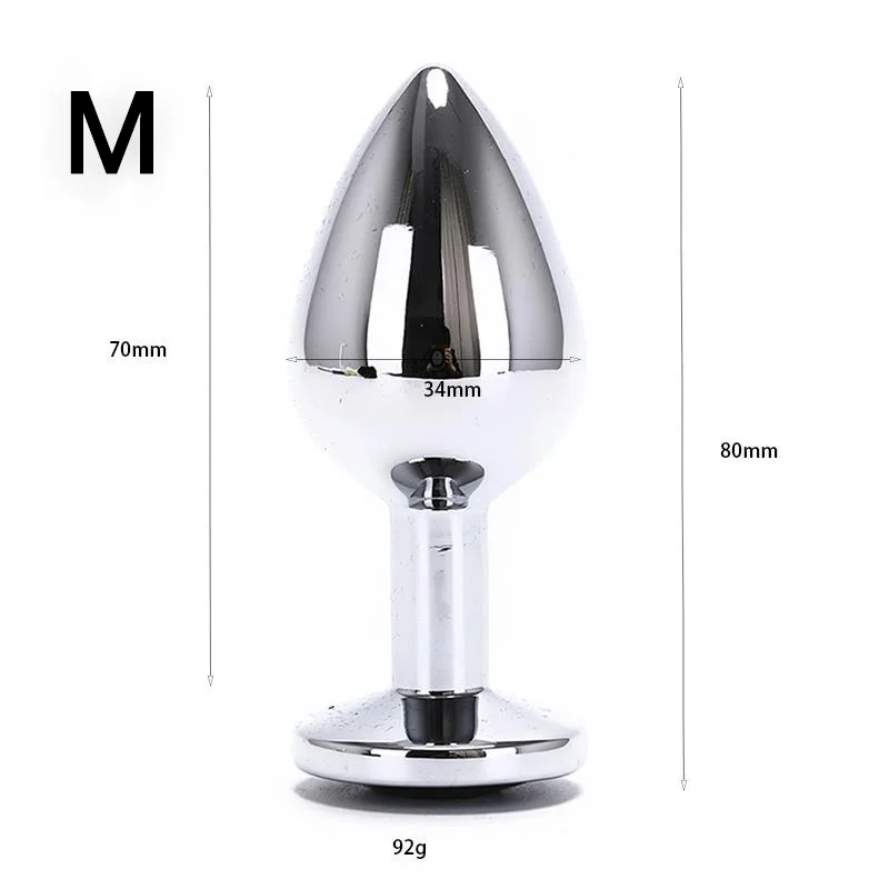 Анальная пробка S/M/L секс игрушки мини фаллоимитатор из гладкой нержавеющей стали