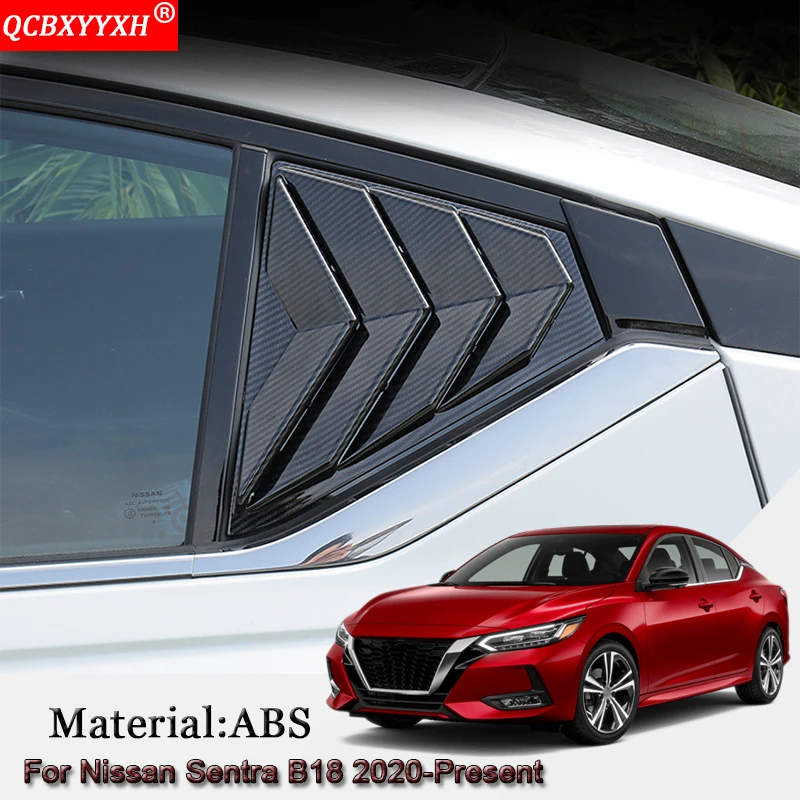 Купи Car Styling Car Rear Side Window Triangle D Column Sequins Blinds Stickers Auto Accessories For Nissan Sentra B18 2020-Present за 2,552 рублей в магазине AliExpress