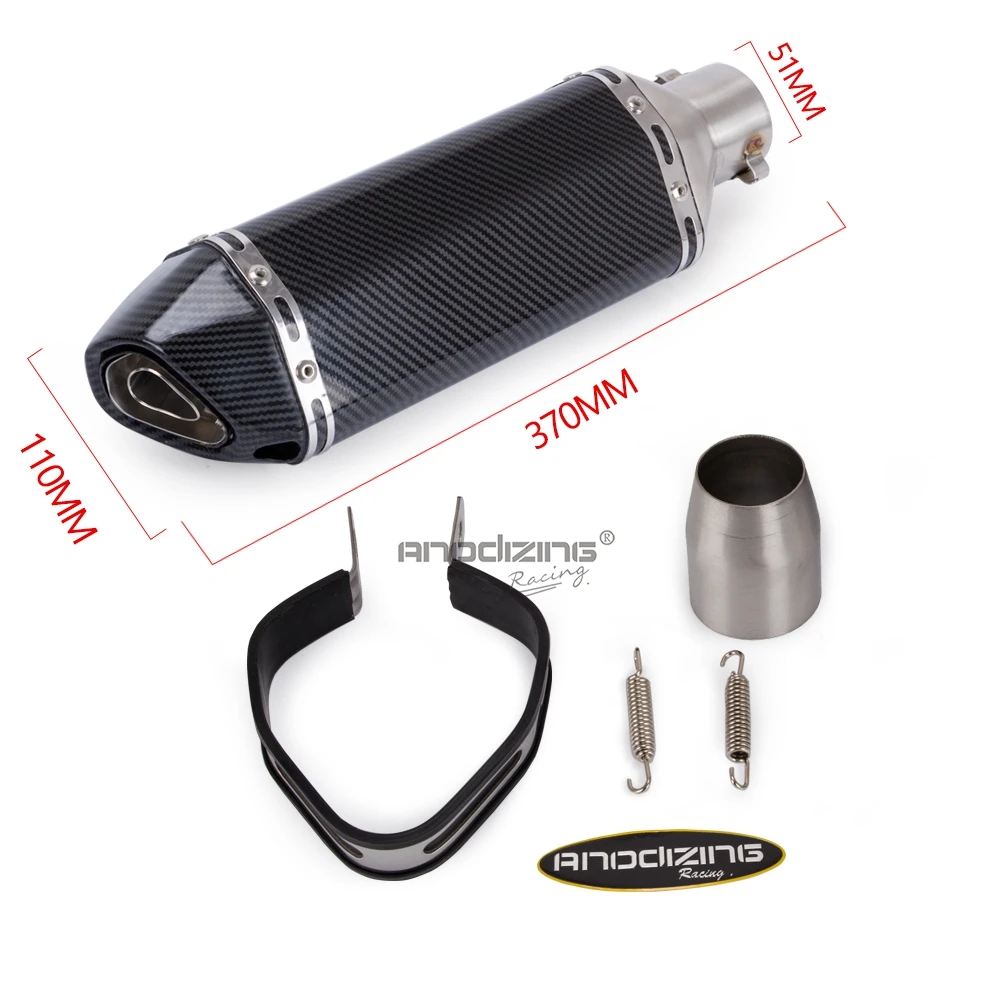 Выхлопная система мотоцикла средняя труба с глушитель без шнуровки для Suzuki GSR750 GSR