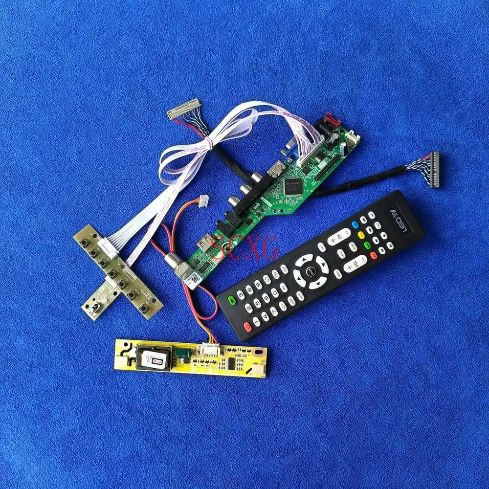 

For M216H1-L02/L05/L07 1920*1080 2CCFL LVDS 30-Pin HDMI-compatible VGA AV USB DIY kit Analog Signal LCD display controller board