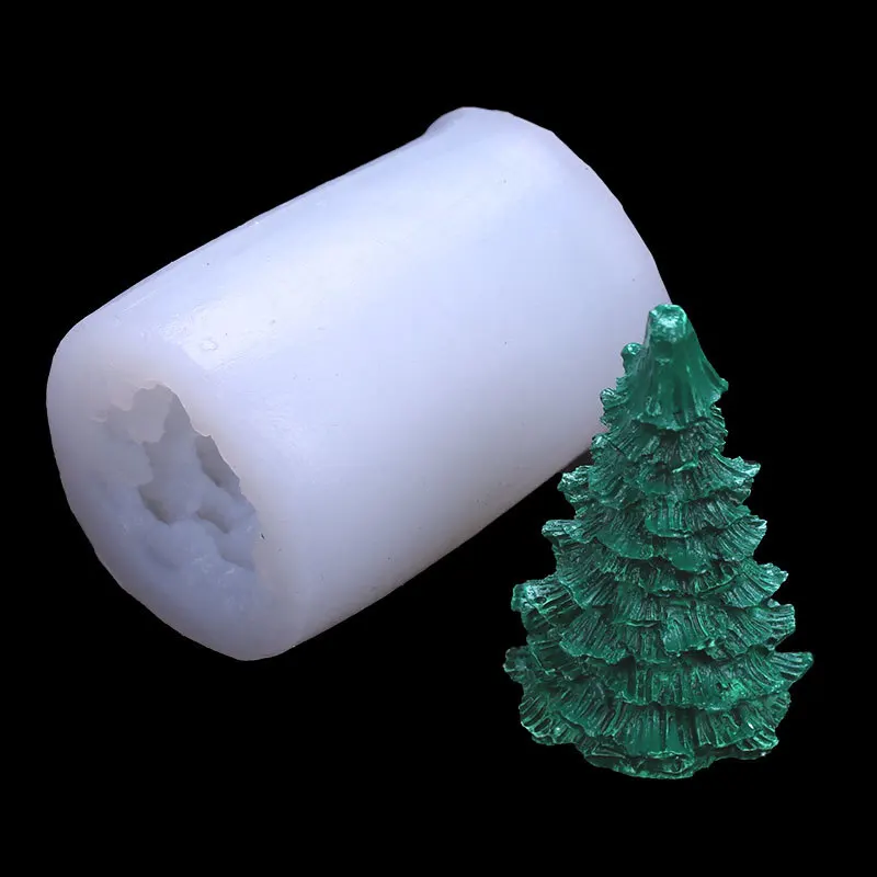 Силиконовая форма для рождественской елки 3D эпоксидной смолы Рождественское