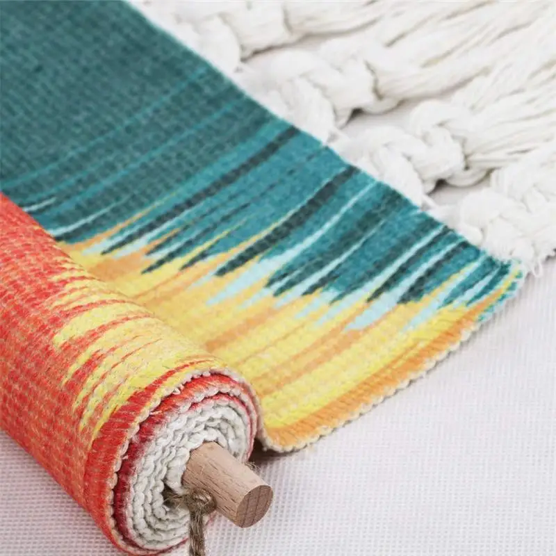 Макраме тканый настенный подвесной гобелен искусство на стену декор ручной