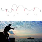 2 шт. String набор крючков для спутывания шнура изогнутым наконечником набор с 5 маленких крючков для морской рыбалки