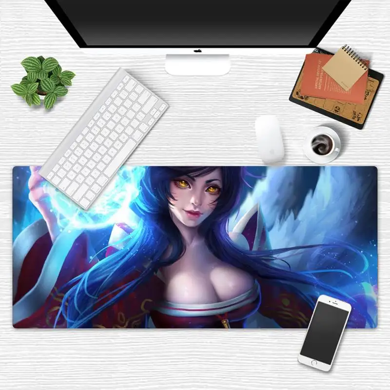 

LOL SEXY GIRL DIY Design Pattern Game mousepad Game Office Work Mouse Mat pad X XL Non-slip Laptop Cushion mouse pad