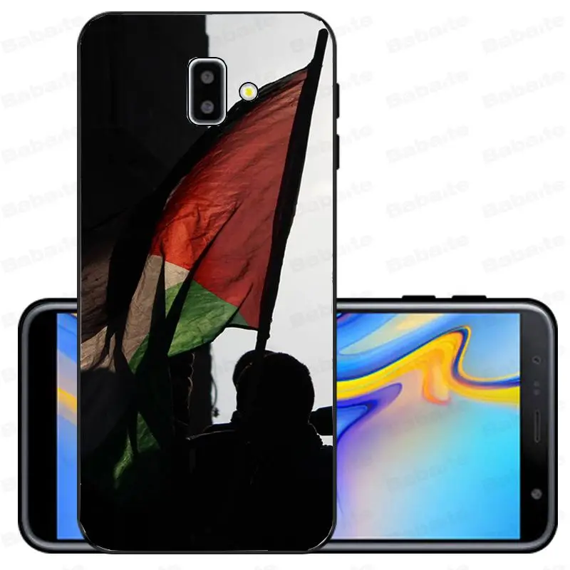 Чехол для galaxy j6 палестинский флаг ТПУ чехлы для мобильного телефона из мягкого силикона с крышкой для samsung galaxy j6 plus A6 A8 A9 A10 A30 A50 крышка