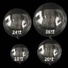 Светящиеся прозрачные гелиевые шары, 10182024 дюйма