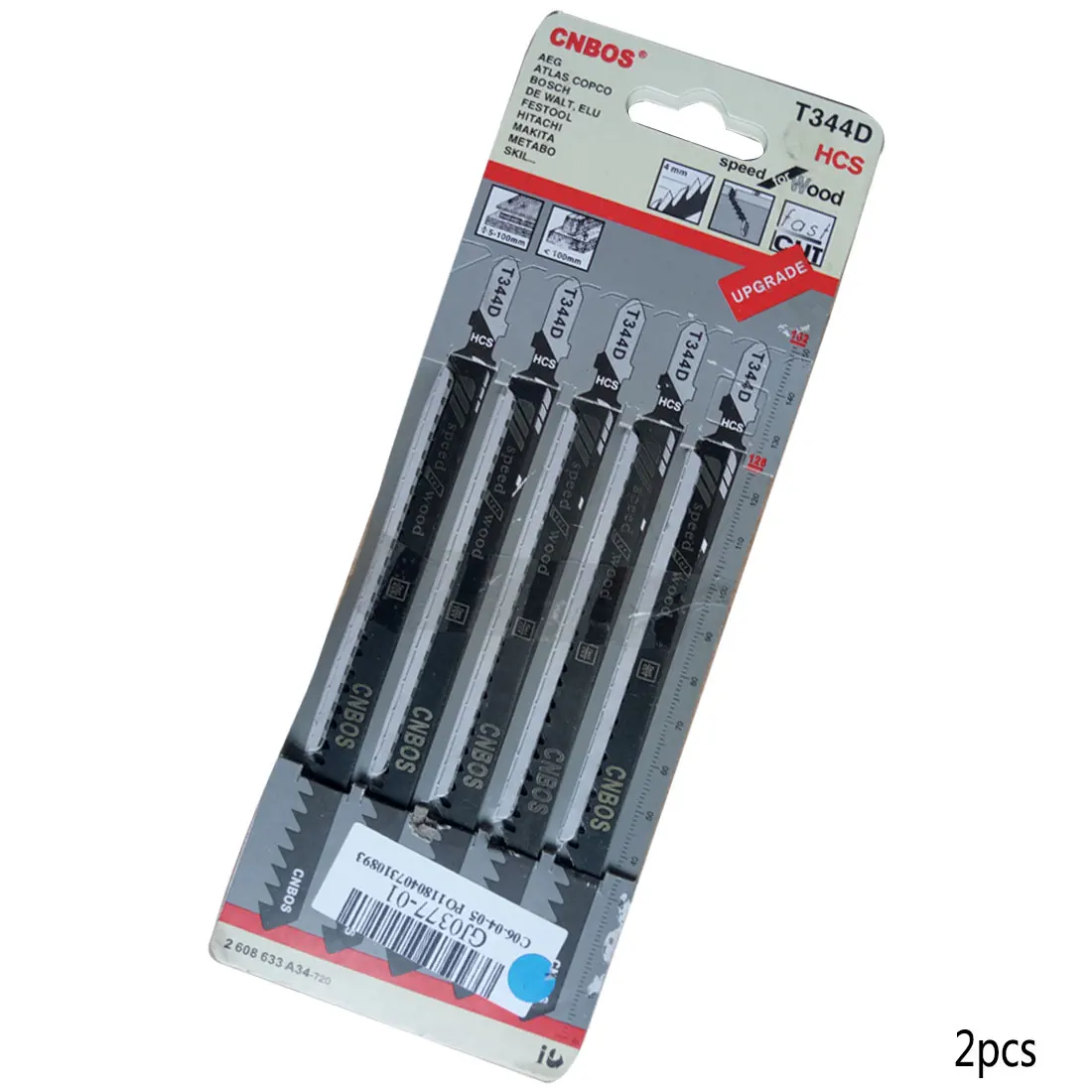 

5pcs High Quality HSS Ground Teeth Straight Cut T-shank Jig Blade for Wood