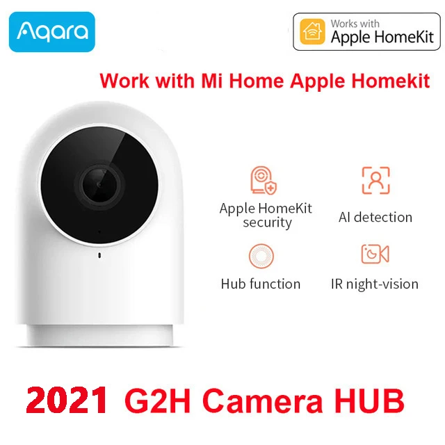 

Original Aqara G2H Camera 1080P HD Night Vision Mobile For Apple HomeKit APP Monitoring G2 H Zigbee Smart Home Security Camera