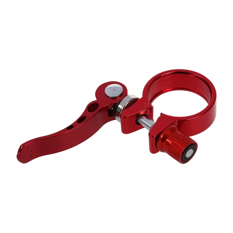 

Bike Bicycle Quick Release Seat Post Seatpost Clamp Aluminium Alloy Red 31.8mm
