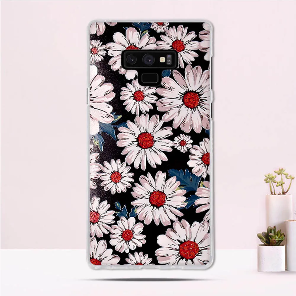 Силиконовый чехол для Samsung Galaxy Note 9 мягкий ТПУ задняя крышка Funda on.