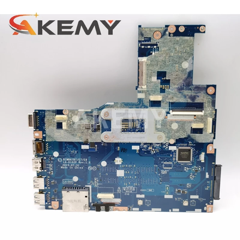 Материнская плата для ноутбука Lenovo B51-80 15 дюймов BIWB6 B7 E7 E8 LA-D102P SR2EZ I7-6500U CPU DDR3 |