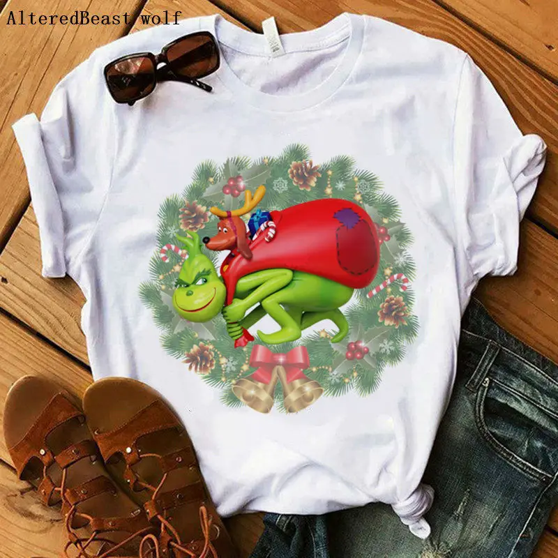Drink Up Grinches новогодние майки для женщин, подарок, слоган, красные, модные, гранж, вечерние, стильные, эстетические, Забавные футболки, цитата, готика, футболки