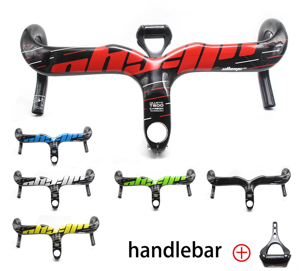 

Brand Carbon Road Bicycle Handlebar highway integrated Handle Bars Carbon Road Handlebar with stem manillar