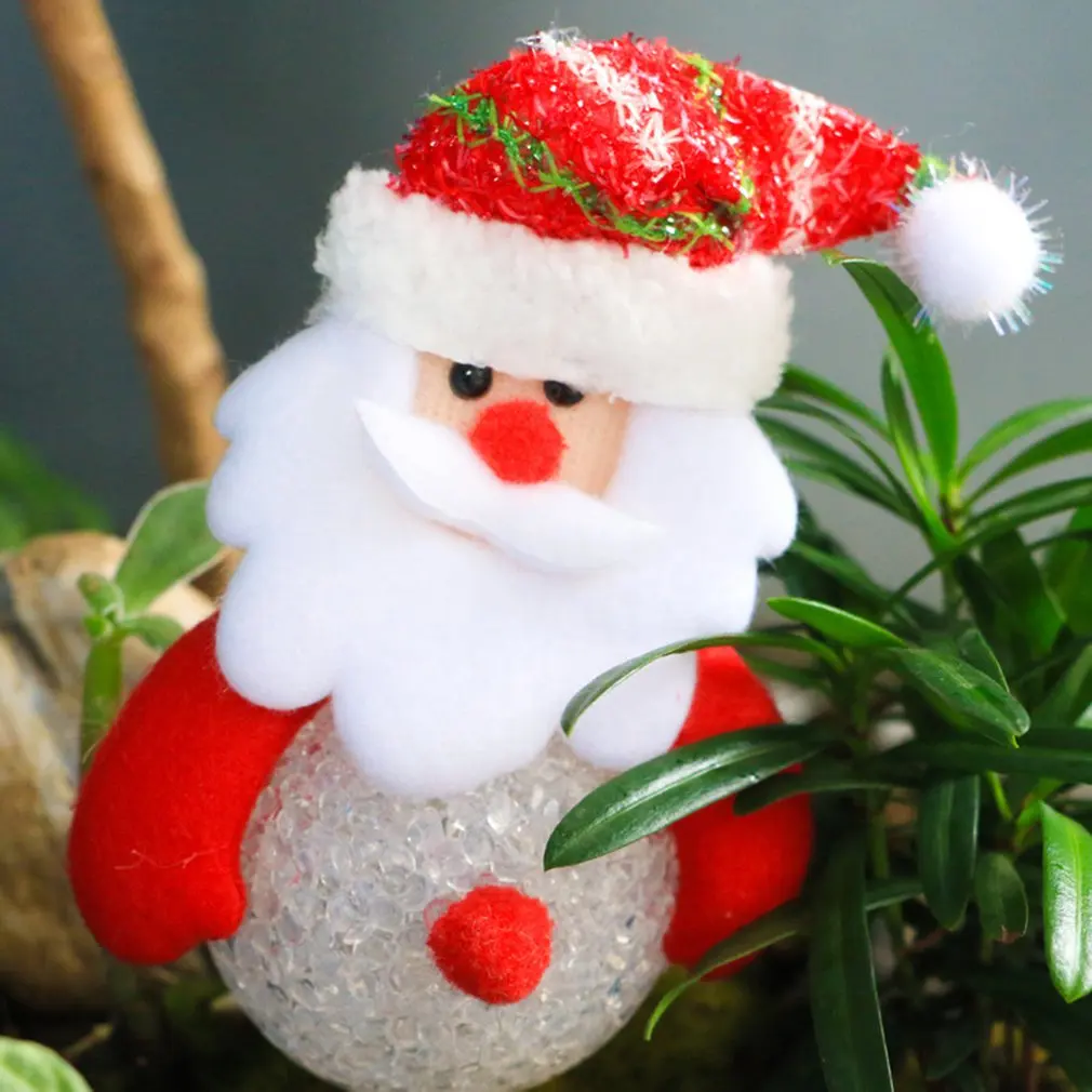 2018 новый бренд Санта Клаус плюшевые куклы игрушки и LED подсветка Рождественский