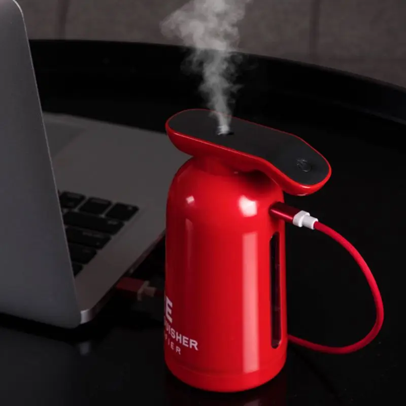 

Creative Fire Extinguisher Shape Car Air Humidifier USB Mist Maker Fogger Cool