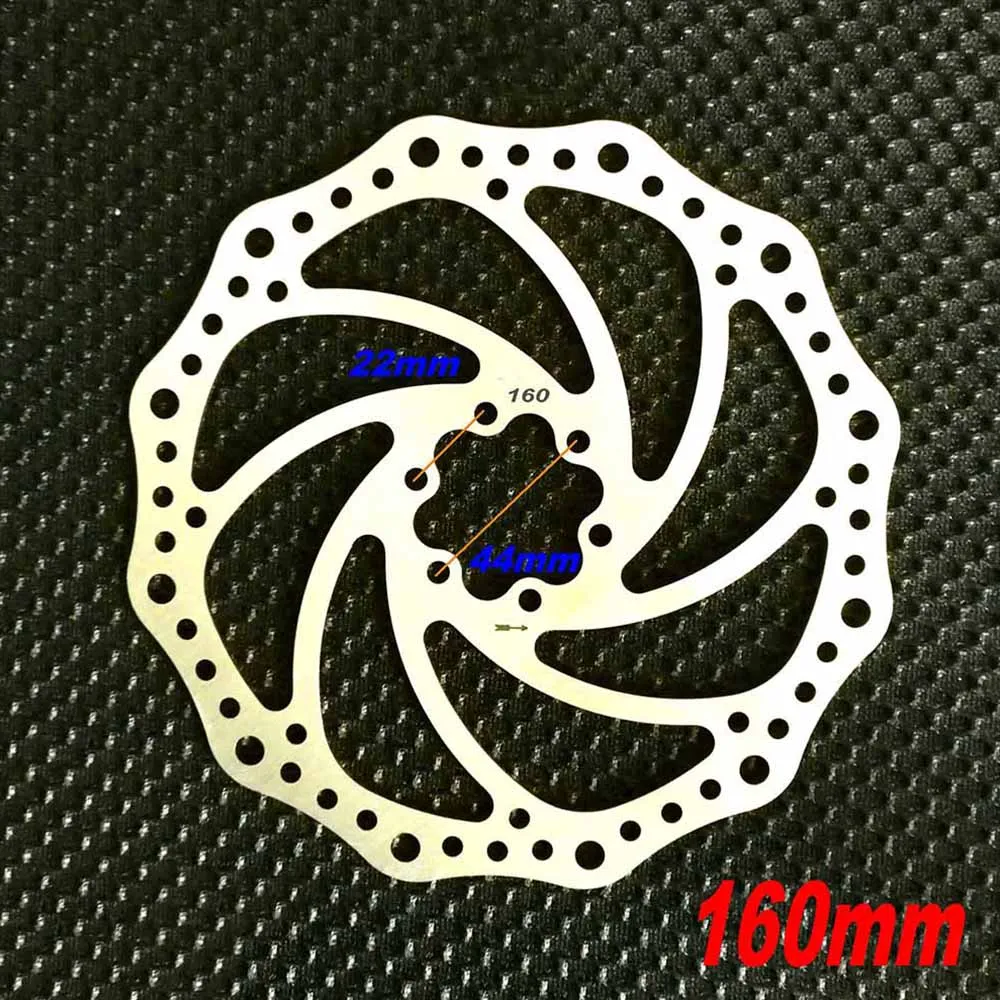

140mm/160mm/180mm/203mm R6 Rotor Disc Brake with 6 Bolts For MTB Mountain Road Cruiser Bike Bicycle Parts