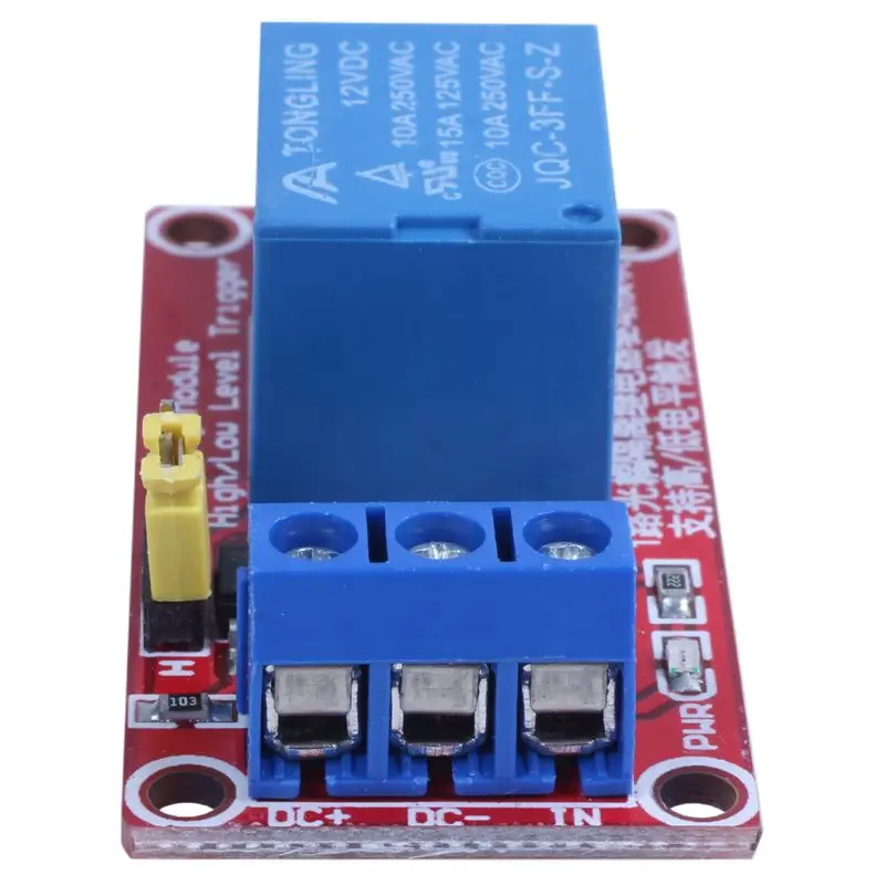1-канальный 12V H / L Уровень триггера оптопары реле релейный модуль для Arduino Новинка