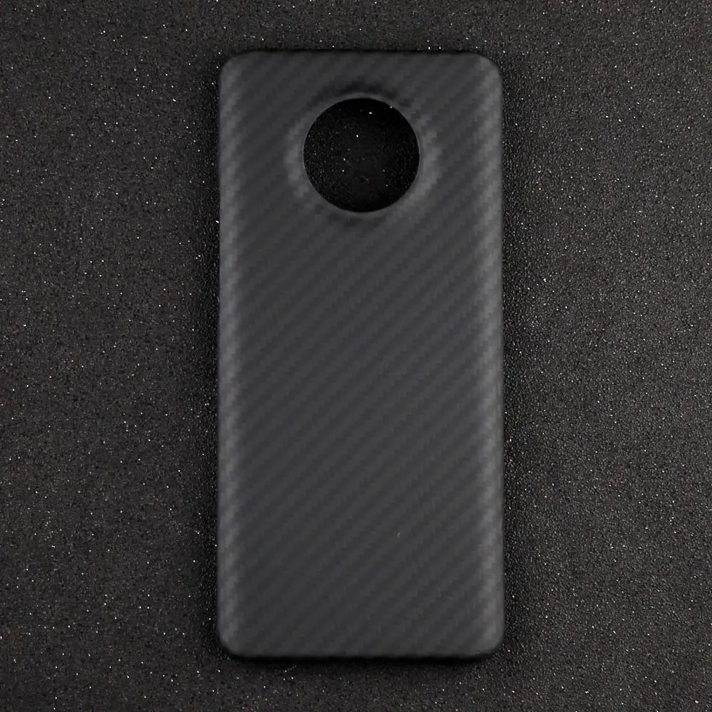 

Real carbon fiber phone case For OnePlus 7t Aramid fiber cases Anti-fall phone protective cover shell for oneplus 7t pro