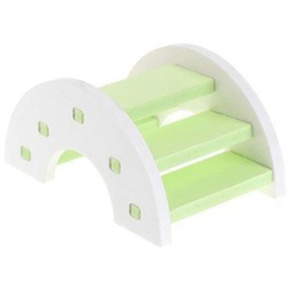 Hamster Hedgehog Rainbow Arch Bridge Small Animal Play Ladder Climb Kit Toy | Дом и сад