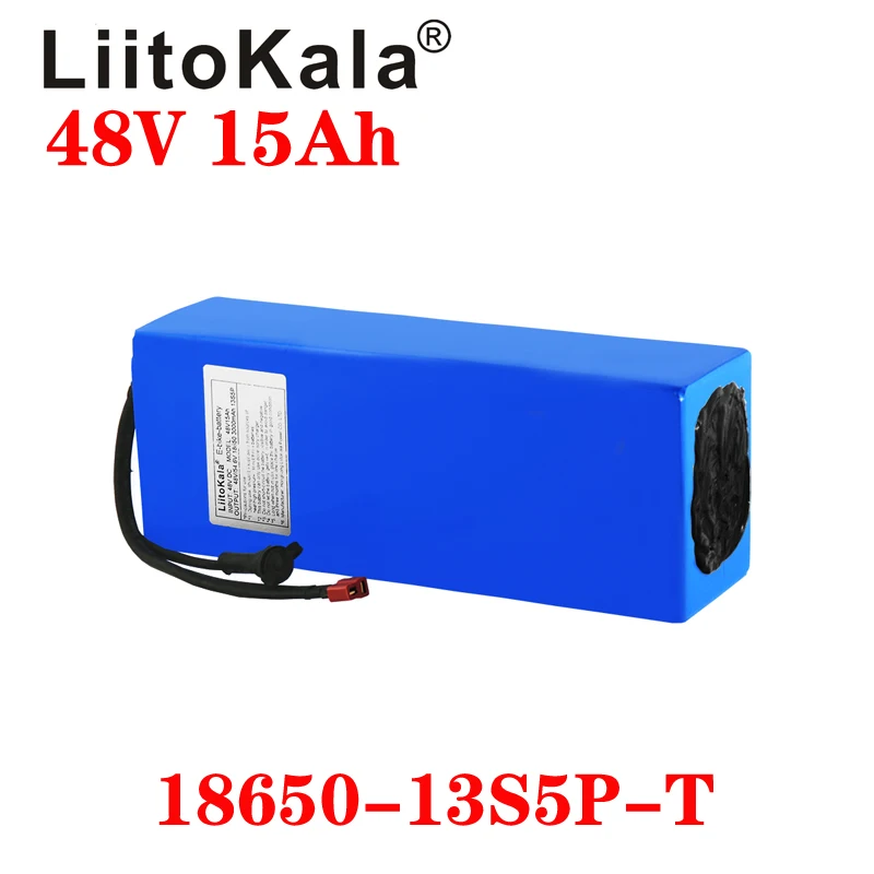 Аккумуляторная батарея LiitoKala 48 В 15 А · ч 1000 Вт литий ионная 30 BMS и зарядное
