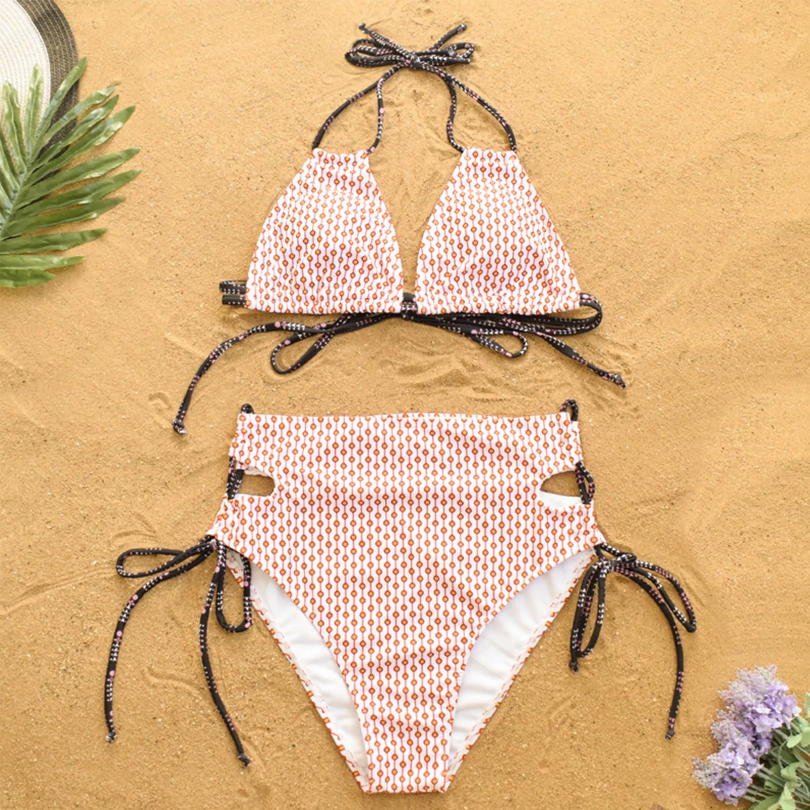

Sexy Print Bikini Set 2021 High Waist Swimsuit Women Push Up Swimwear Beach Brazilian Bathing Suit Swimsuit Ladies Beachwear