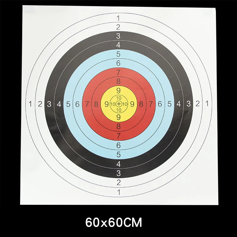 10 шт. мишени для стрельбы из лука бумажная стрелка лица лук бриллиантовая бумага